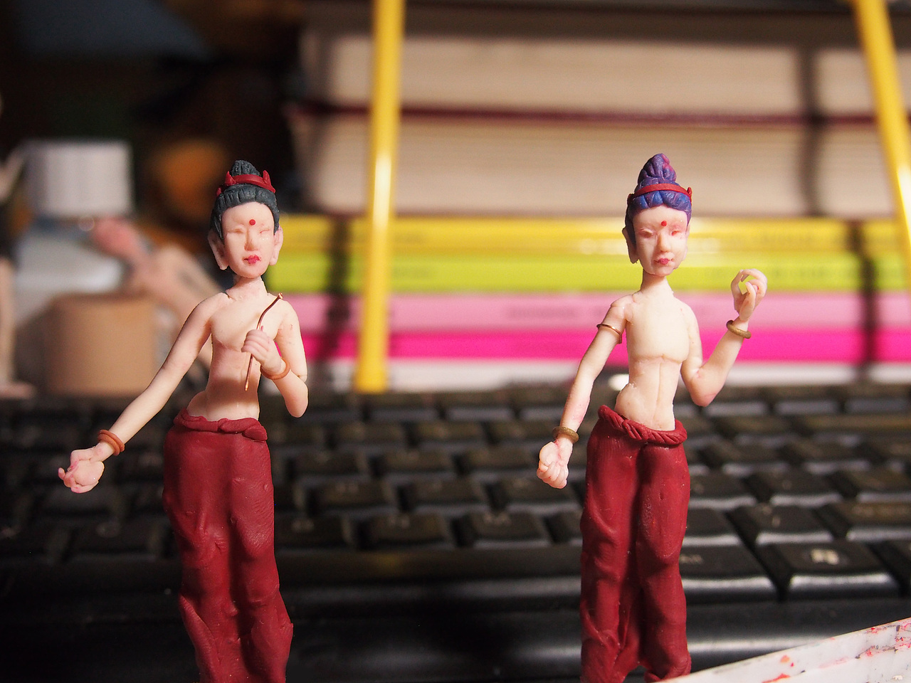 2018-9月 软陶迷你佛像（图ZMTI5MjEzNzY0） - 手办/模玩 - 站酷设计师帅琪_wang原创素材 - 站酷ZCOOL