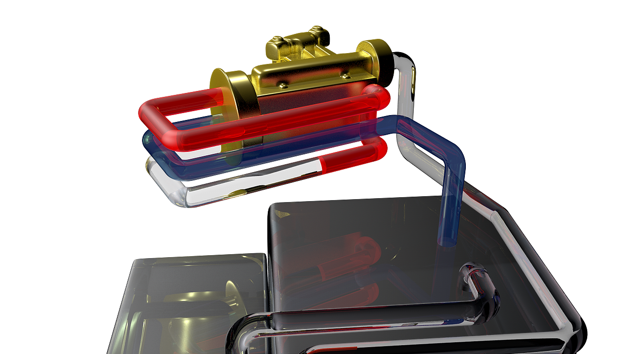 饮水机 C4D 内部结构