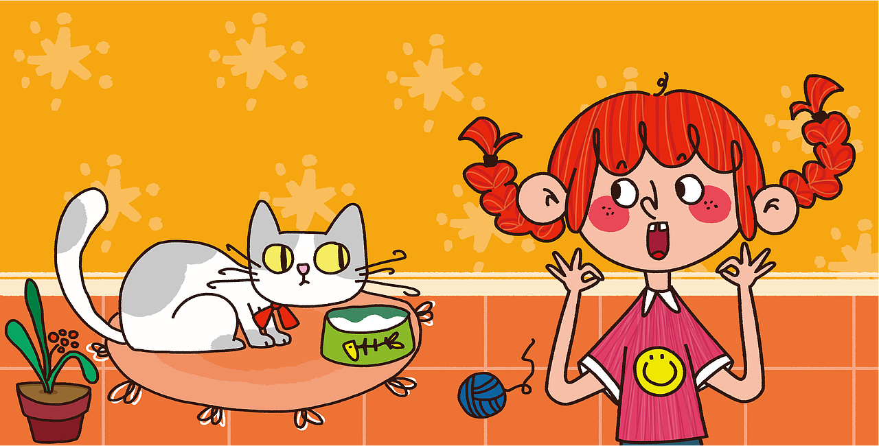 绘本 | The Pets I Love（图ZMTQzNjA5OTQw） - 儿童插画 - 站酷设计师薄荷大王原创素材 - 站酷ZCOOL