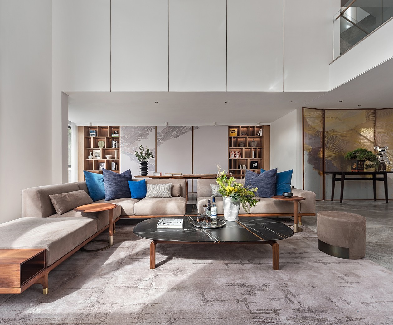 新中式私宅别墅|空间|家装设计|1992效果图制作_原创作品-站酷(zcool)