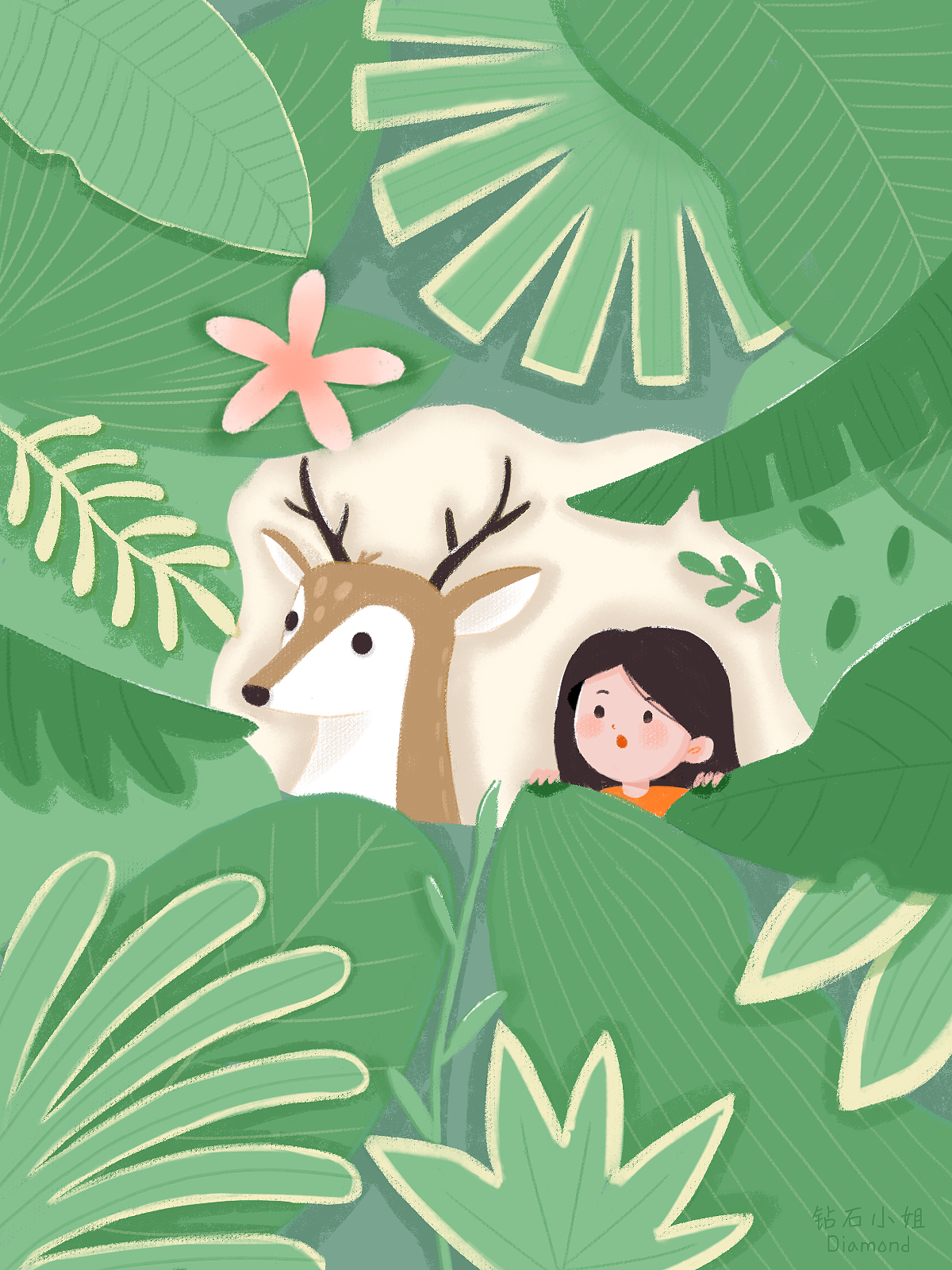 小小的我系列插画