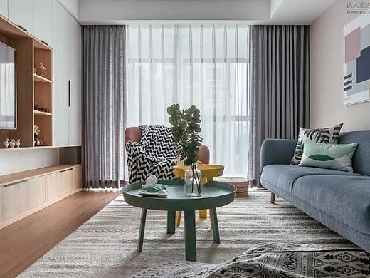 暖心的木色，90㎡温暖舒适的家~ ​​​​