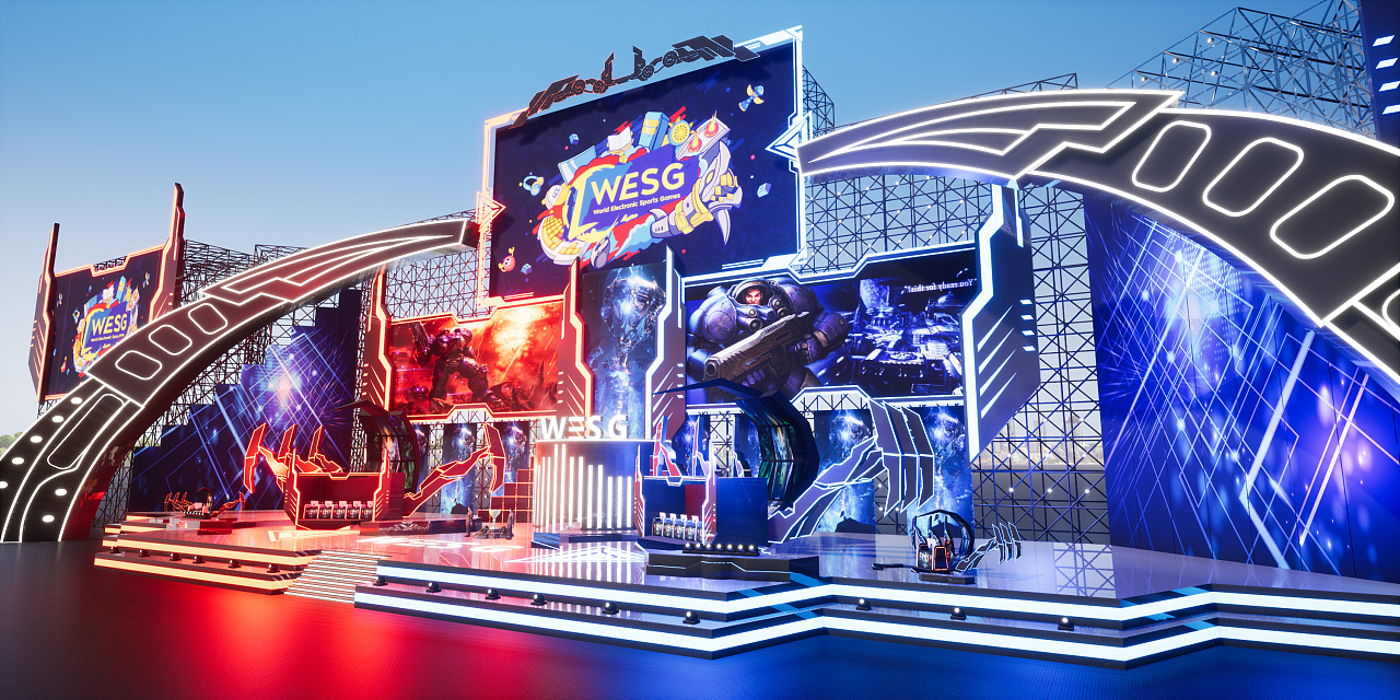 wesg电竞舞美