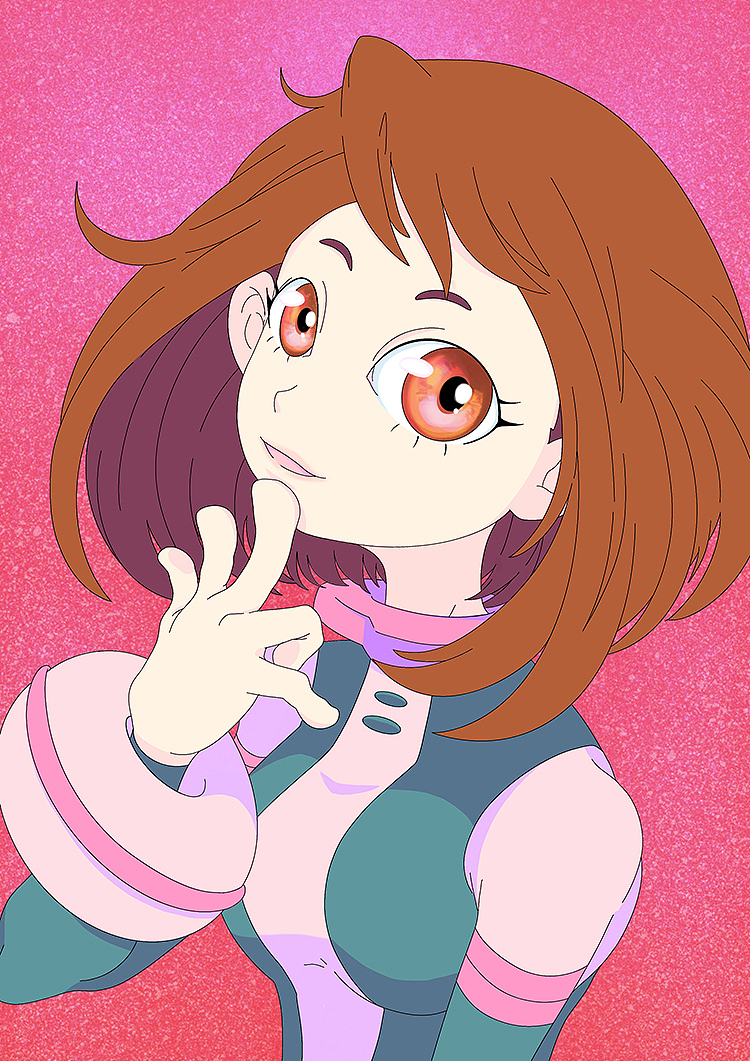 《我的英雄学院》丽日御茶子(去看了天野喜孝在上海的展览,然后仿作了