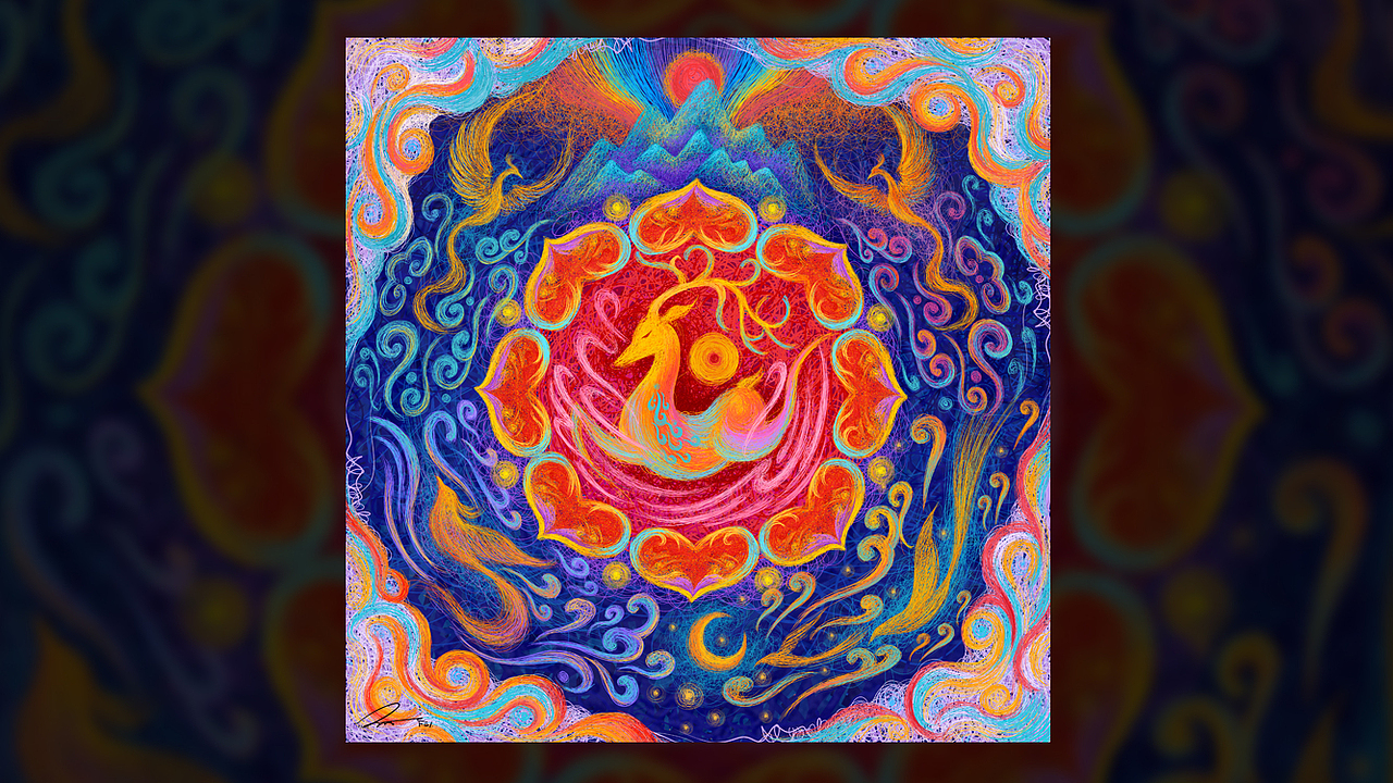 线圈插画 X 藻井文化（图ZMTUwNjU5NTQw） - 艺术插画 - 站酷设计师feii原创素材 - 站酷ZCOOL