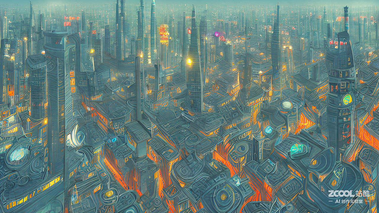 #AI创作实验室#上海城市（图ZMzIxOTE0NTY4） - AI作品 - 站酷设计师衢州达人原创素材 - 站酷ZCOOL