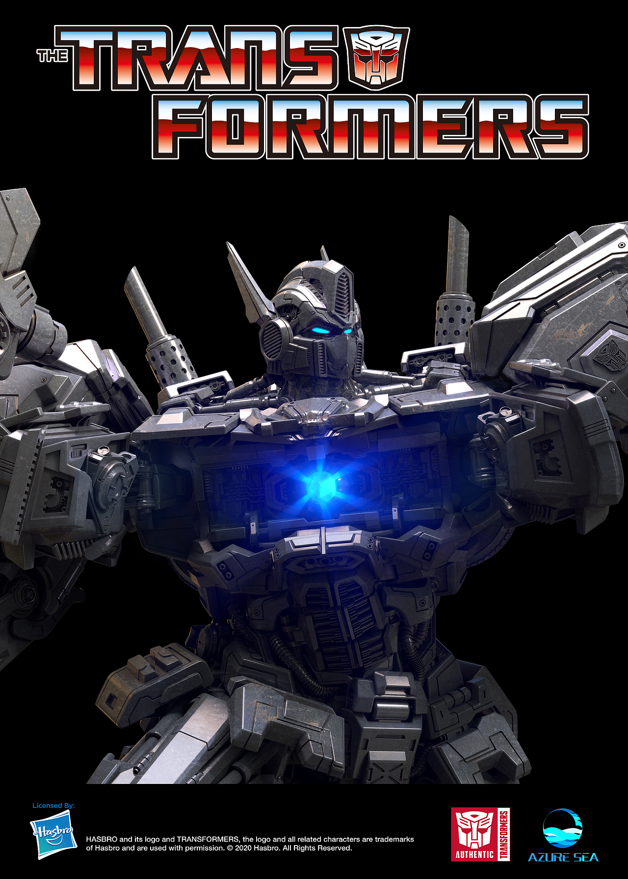 汽车人，出发！正版擎天柱雕像！（图ZMjEyMjgyOTQw） - 玩具 - 站酷设计师AzureSeaStudio原创素材 - 站酷ZCOOL