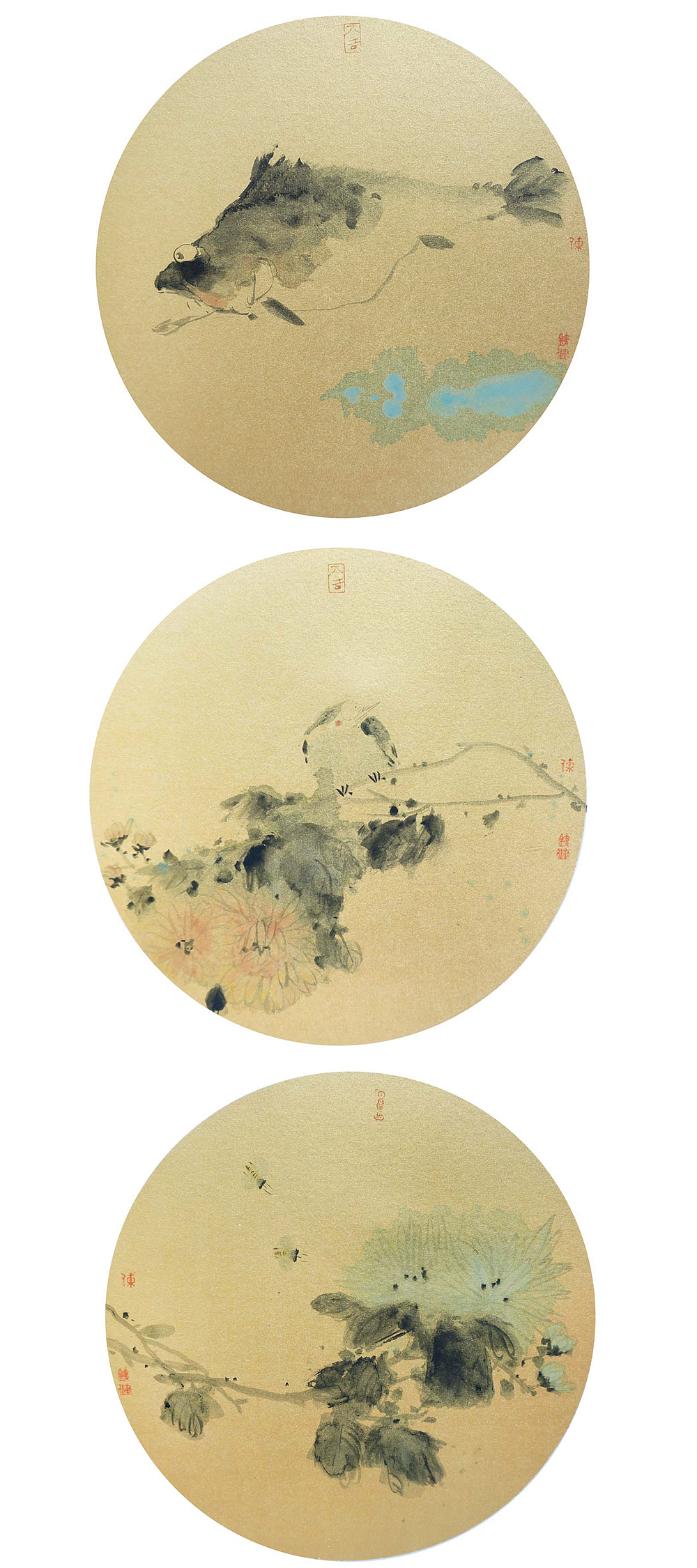 【水墨花鸟-2020作品】（图ZMjM1MDkxODE2） - 绘画 - 站酷设计师茶舍原创素材 - 站酷ZCOOL