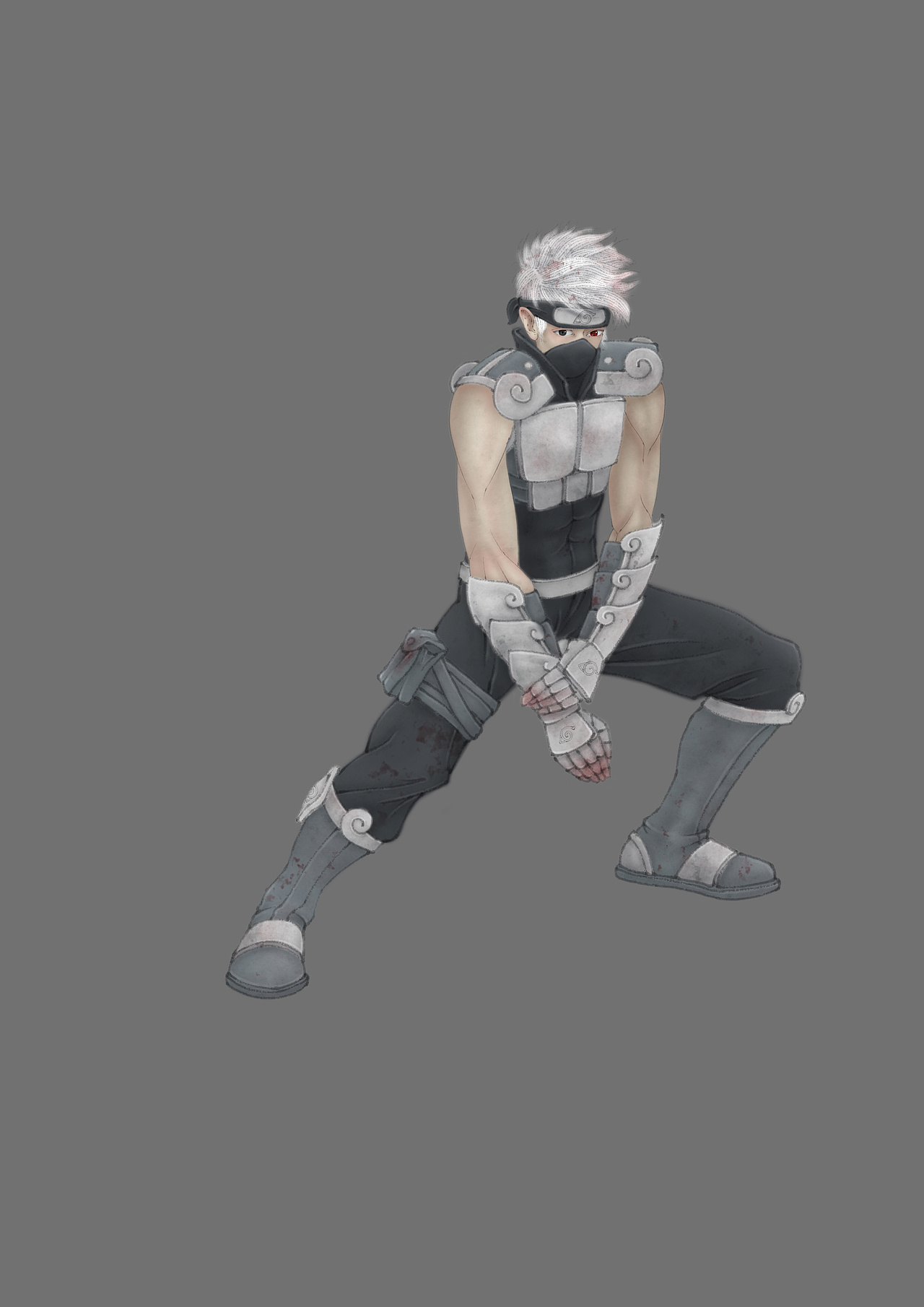 中国风旗木卡卡西同人图