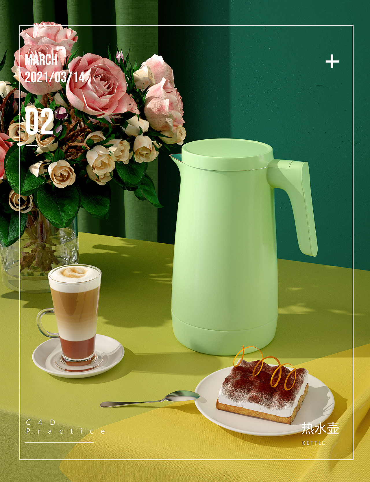 C4D练习（图ZMjU1ODIyNDg0） - 电商 - 站酷设计师烟雨楼忆相思原创素材 - 站酷ZCOOL