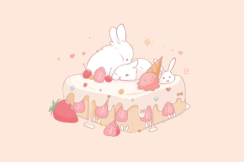 兔子图案设计（图ZMzM2MjYyNDg0） - 创作习作 - 站酷设计师你是小青龙吗原创素材 - 站酷ZCOOL