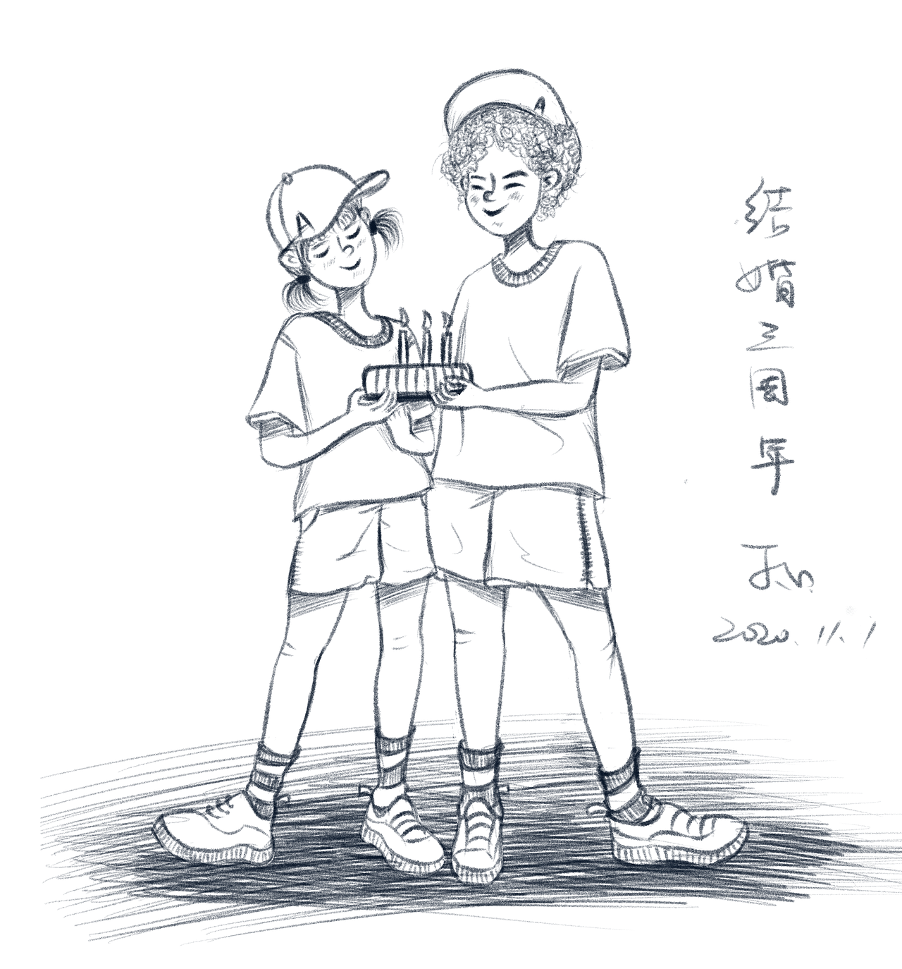 八月份—十二月份插画练习(2020)