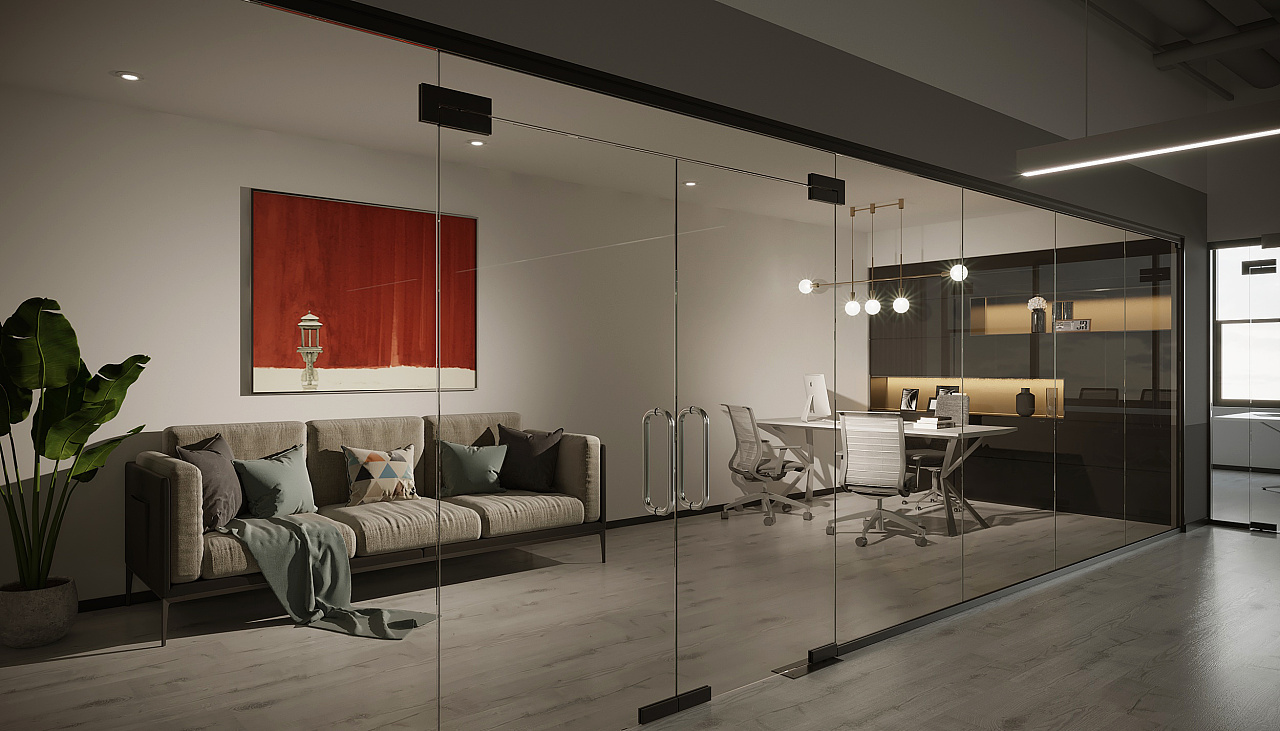 展厅,办公室,网红直播区