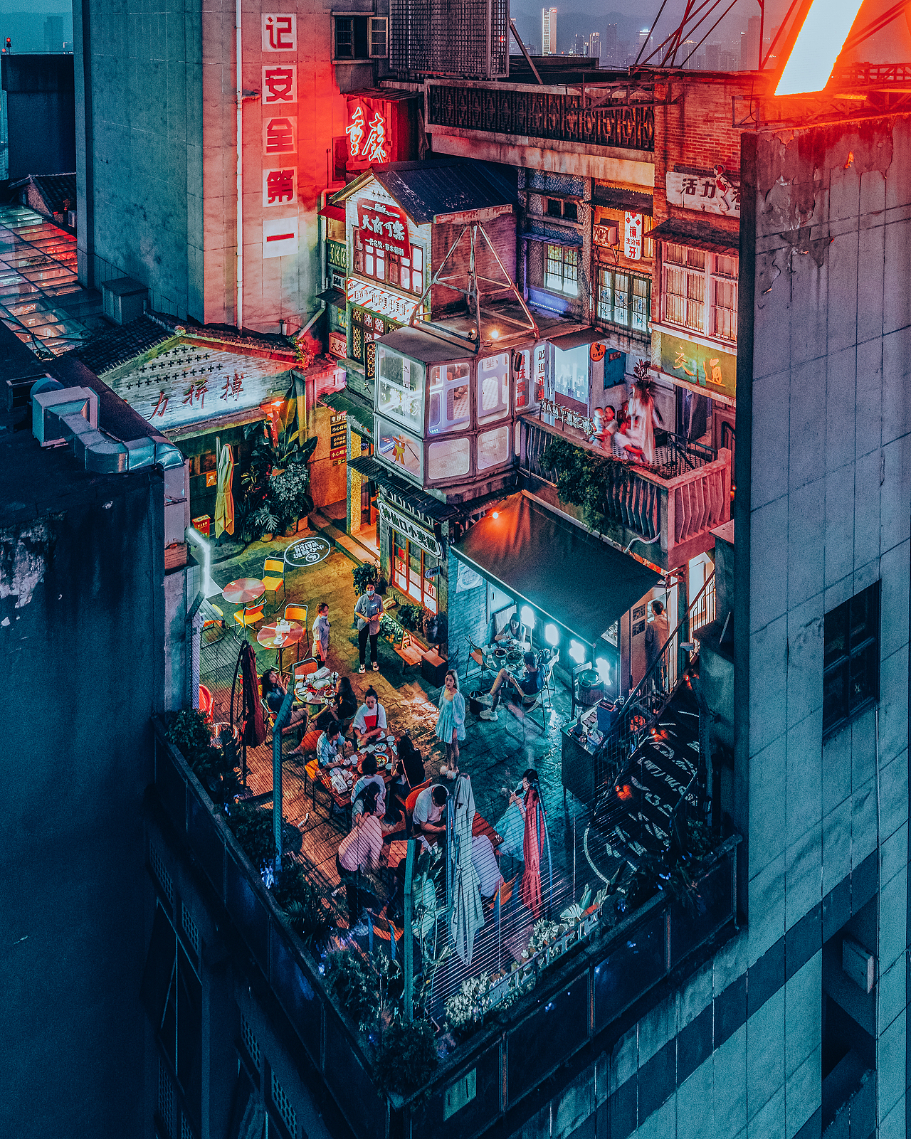 赛博朋克重庆夜!
