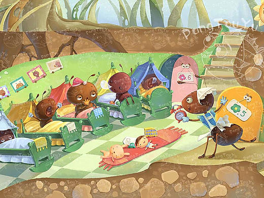 绘本已商用（个人主页-ZNTg2NjM3MjA=） - 绘本 - 站酷设计师胖头鱼插画原创素材 - 站酷ZCOOL