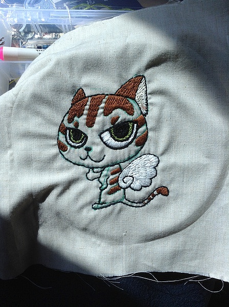 绣在某毛毯上的猫猫（图ZMjE1OTA3NDQ=） - 其他手工艺 - 站酷设计师0_0hajime原创素材 - 站酷ZCOOL
