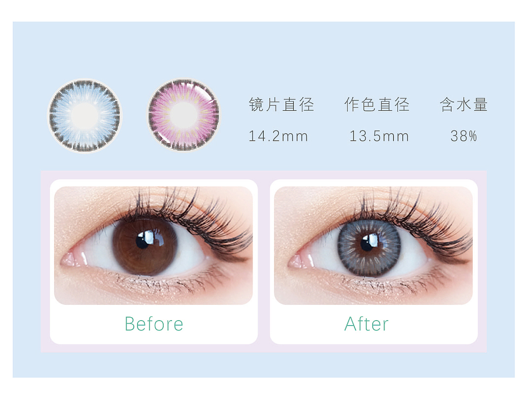 美瞳设计：十二生肖-蓝鼠（图ZMjkyMzM0NDgw） - 图案 - 站酷设计师美瞳原画师胡晓原创素材 - 站酷ZCOOL