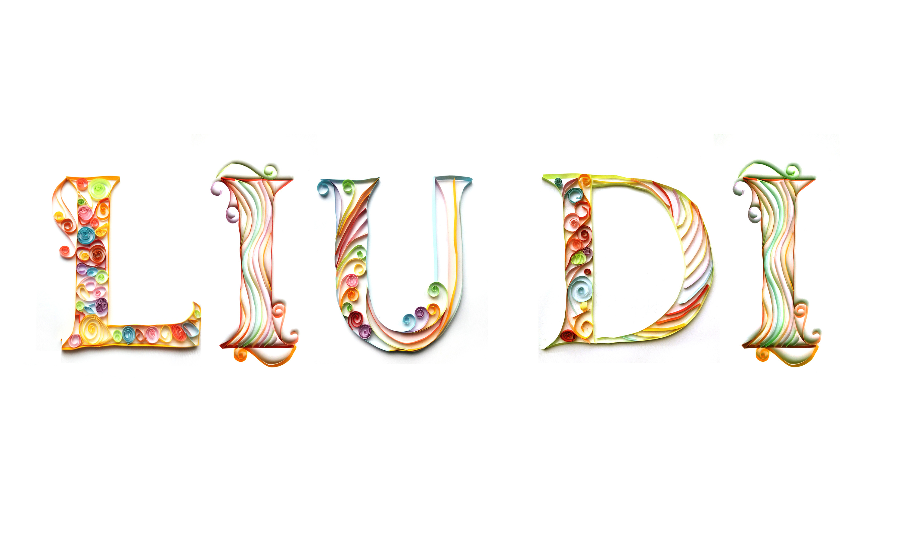 手工衍纸练习.|平面|字体/字形|o嘎嘣豆o - 原创作品 - 站酷 (zcool)