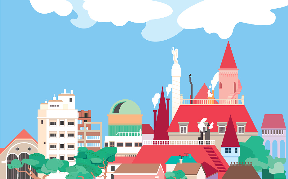 AI画的风景建筑~（图ZNDE0NTY0NzY=） - 图案 - 站酷设计师khj356232352原创素材 - 站酷ZCOOL