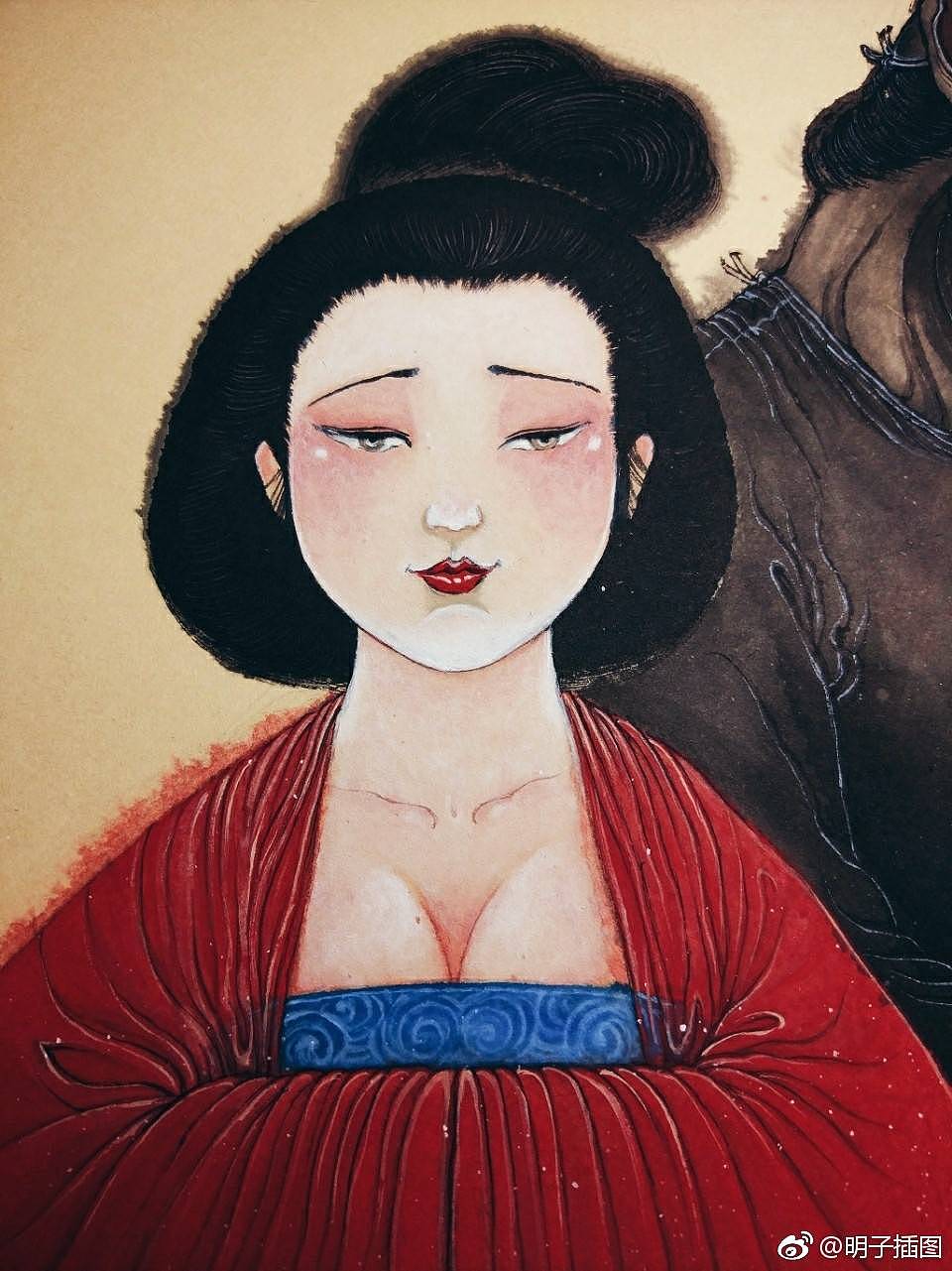 影子（图ZMTA4MzE4MDI4） - 绘画 - 站酷设计师明子水墨奇幻世界原创素材 - 站酷ZCOOL