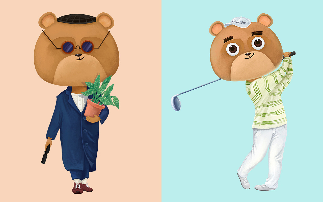 小动物形象设计