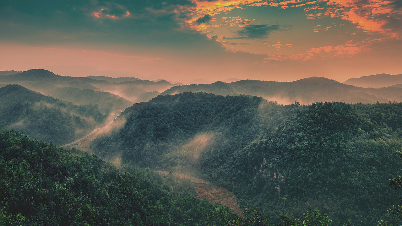 远安县翟家岭古村落风光