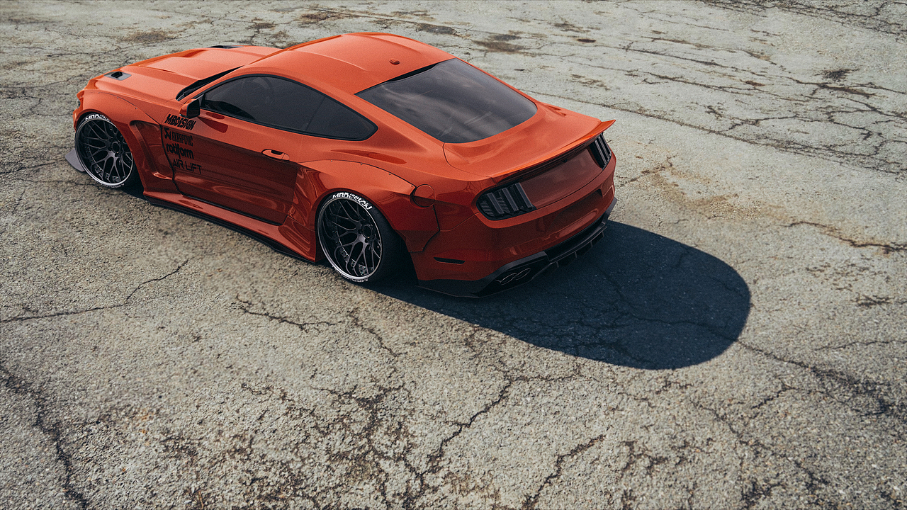 MBYTE 福特野马 宽体套件 从设计到实车