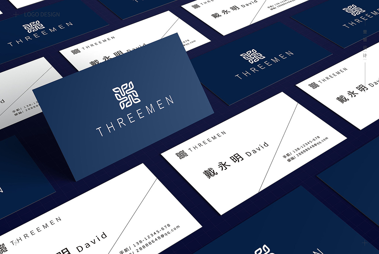 THREEMEN潮牌 logo设计（图ZMTYwMjYyMTgw） - Logo - 站酷设计师设计师Sand原创素材 - 站酷ZCOOL