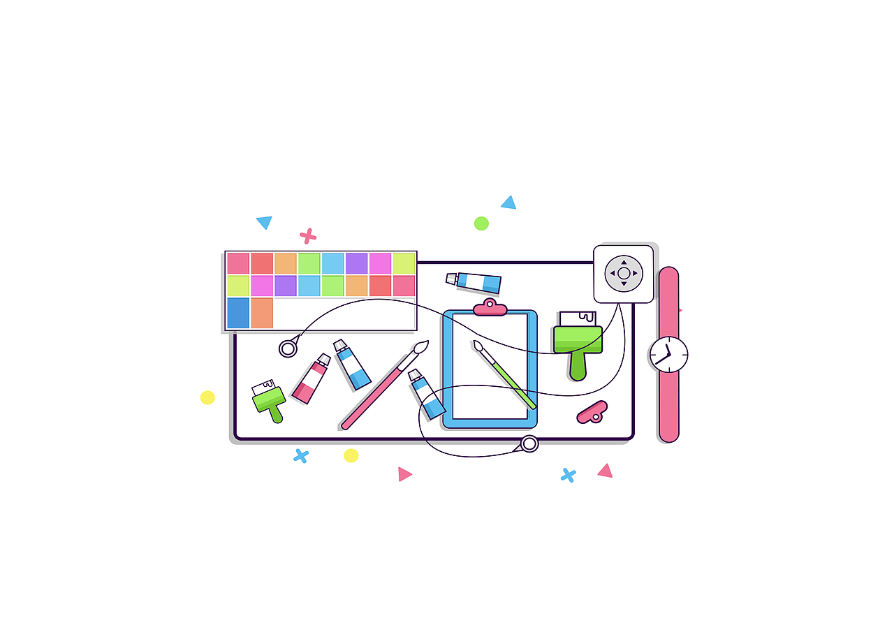 简单的mbe风格小清新壁纸