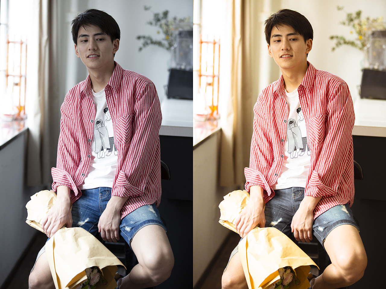 每日一更-温暖系人像调色