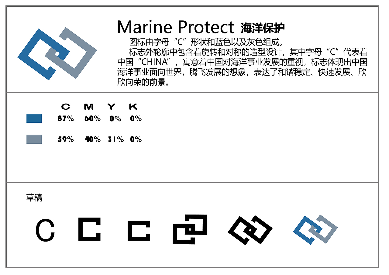 海洋保护主题的标志设计（图ZMTM5NTc3MDgw） - Logo - 站酷设计师它怎么不吃空心菜原创素材 - 站酷ZCOOL