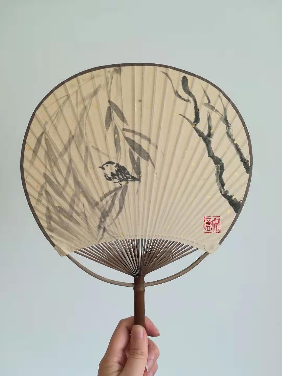 三伏天里画扇面---之团扇篇