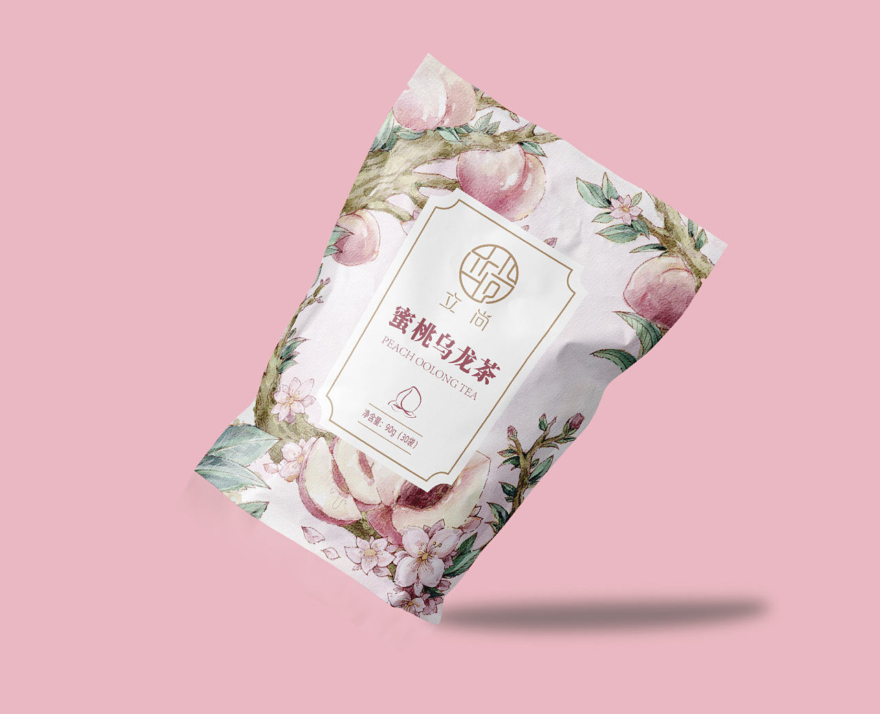 立尚-蜜桃乌龙茶包装设计