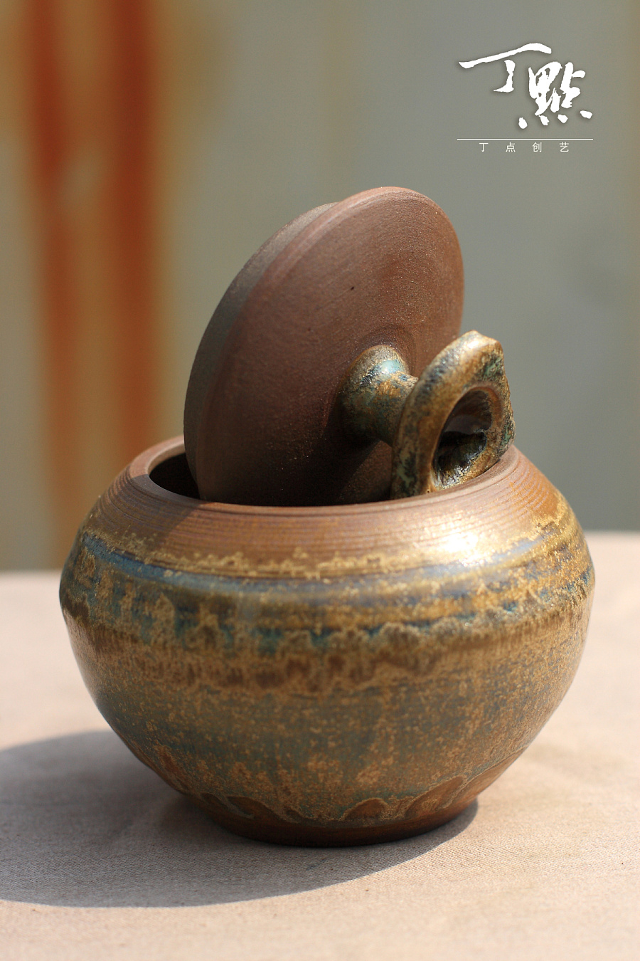 丁点创艺 手工拉坯粗陶瓷茶叶罐 |其他手工|手工艺|丁点创艺 - 原创
