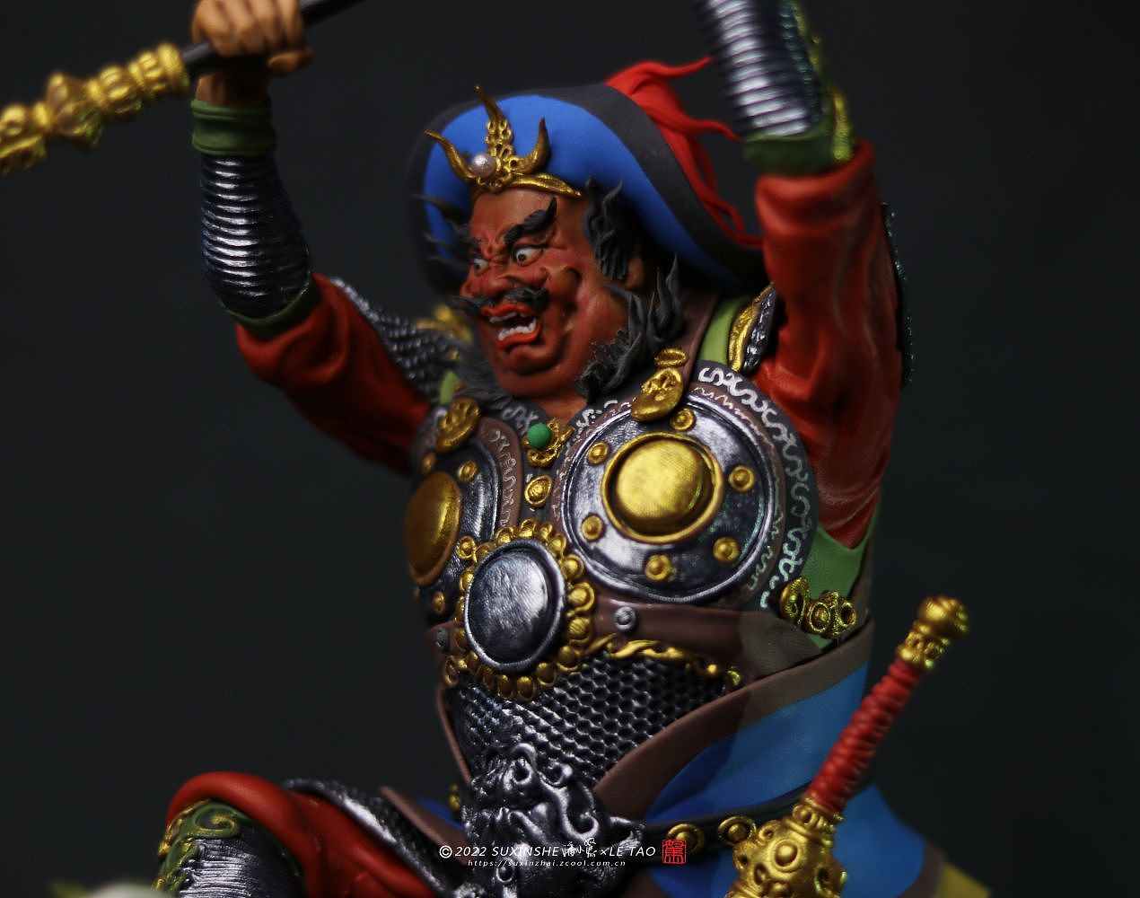 塑新社模玩手捏粘土手办人偶致敬三国【塑新社潘纪坤】