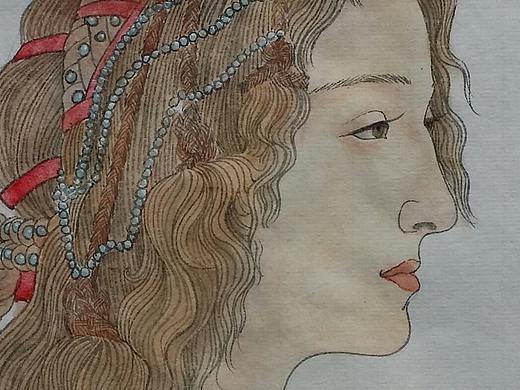 线描着色