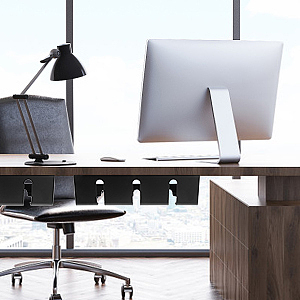 亚马逊 桌底过线槽