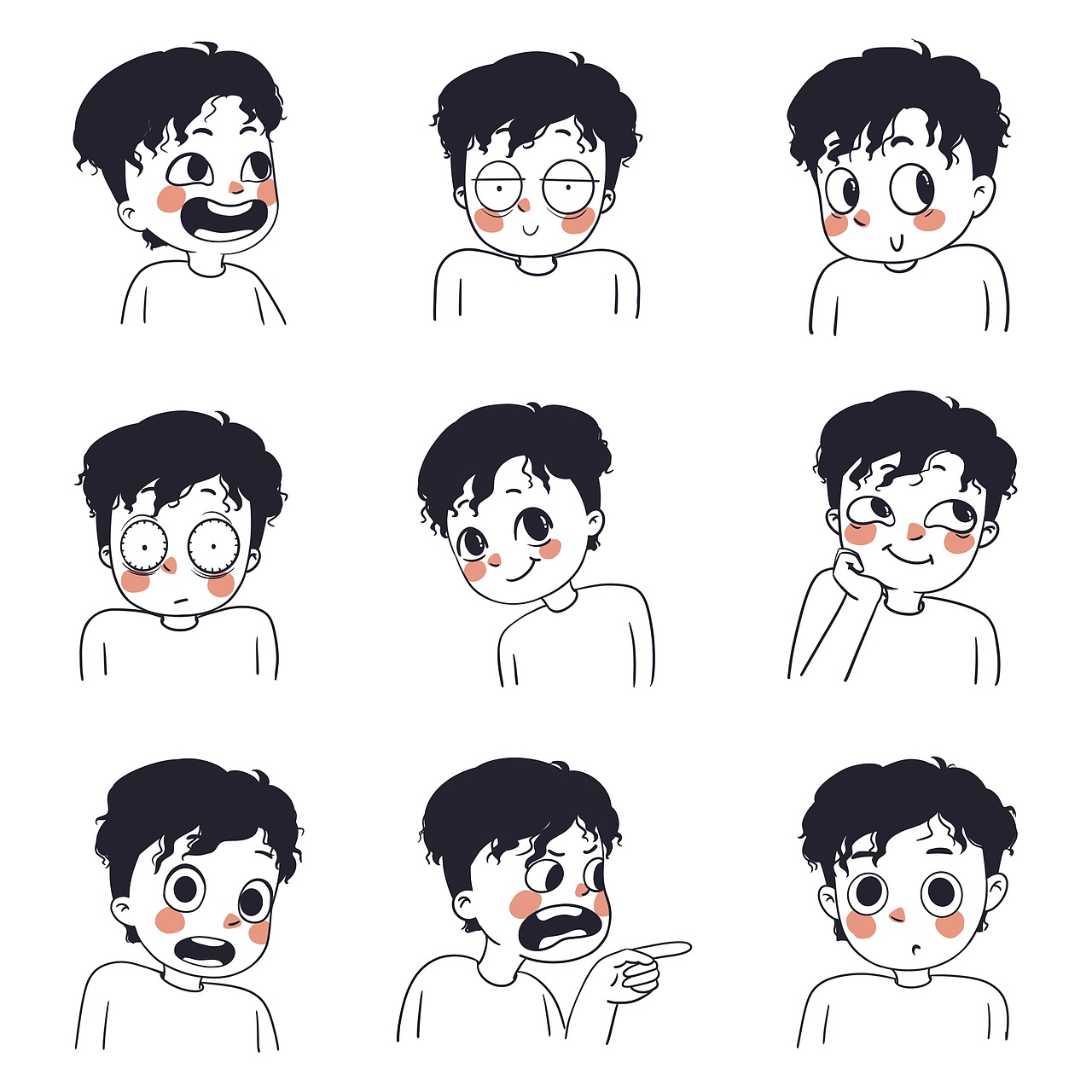 大白牙的日常表情