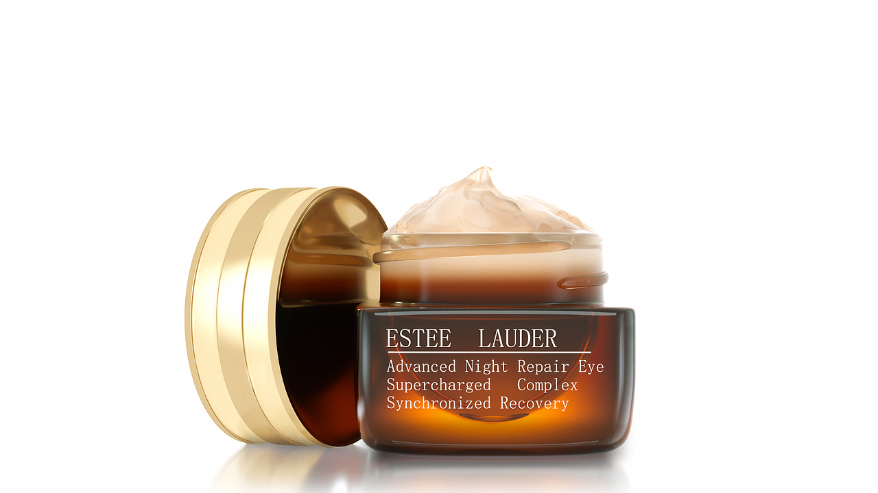 c4d雅诗兰黛眼霜产品建模渲染