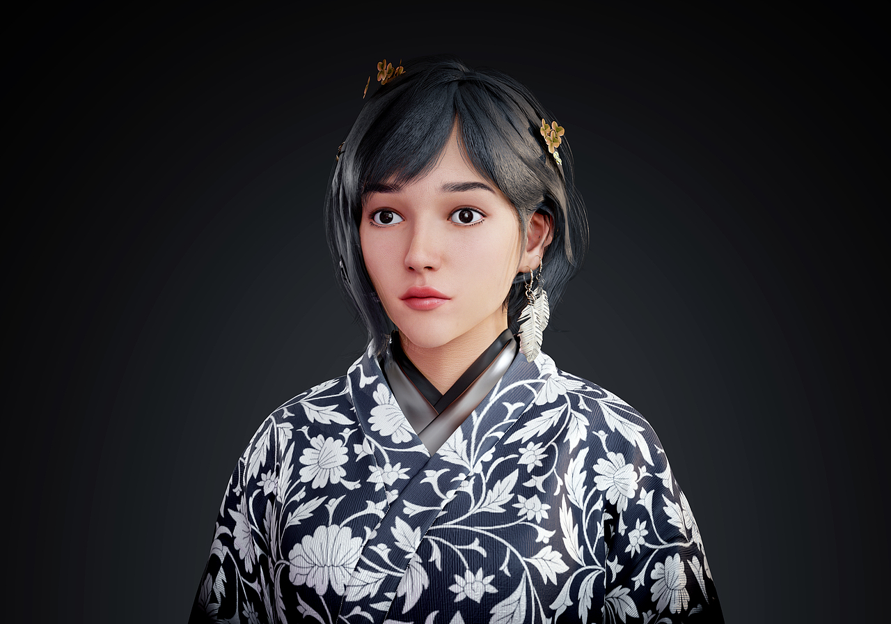 茶花少女（图ZMjk3NjM5MjQ4） - 人物/生物 - 站酷设计师立日心心原创素材 - 站酷ZCOOL