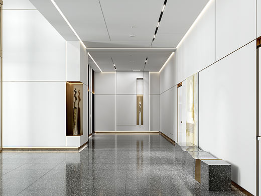酒店式公寓大堂两版方案—3ds max2018coronarender6.0