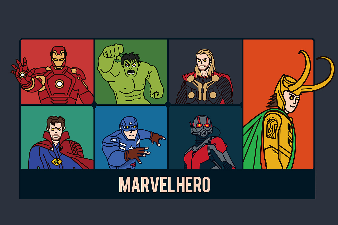 Marvel系列同人插画 | 习作（图ZMTU3MDMzNTI4） - 创作习作 - 站酷设计师里木LT原创素材 - 站酷ZCOOL
