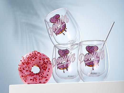 北京西米商业摄影 抖音双层玻璃杯 产品摄影 电商摄影 