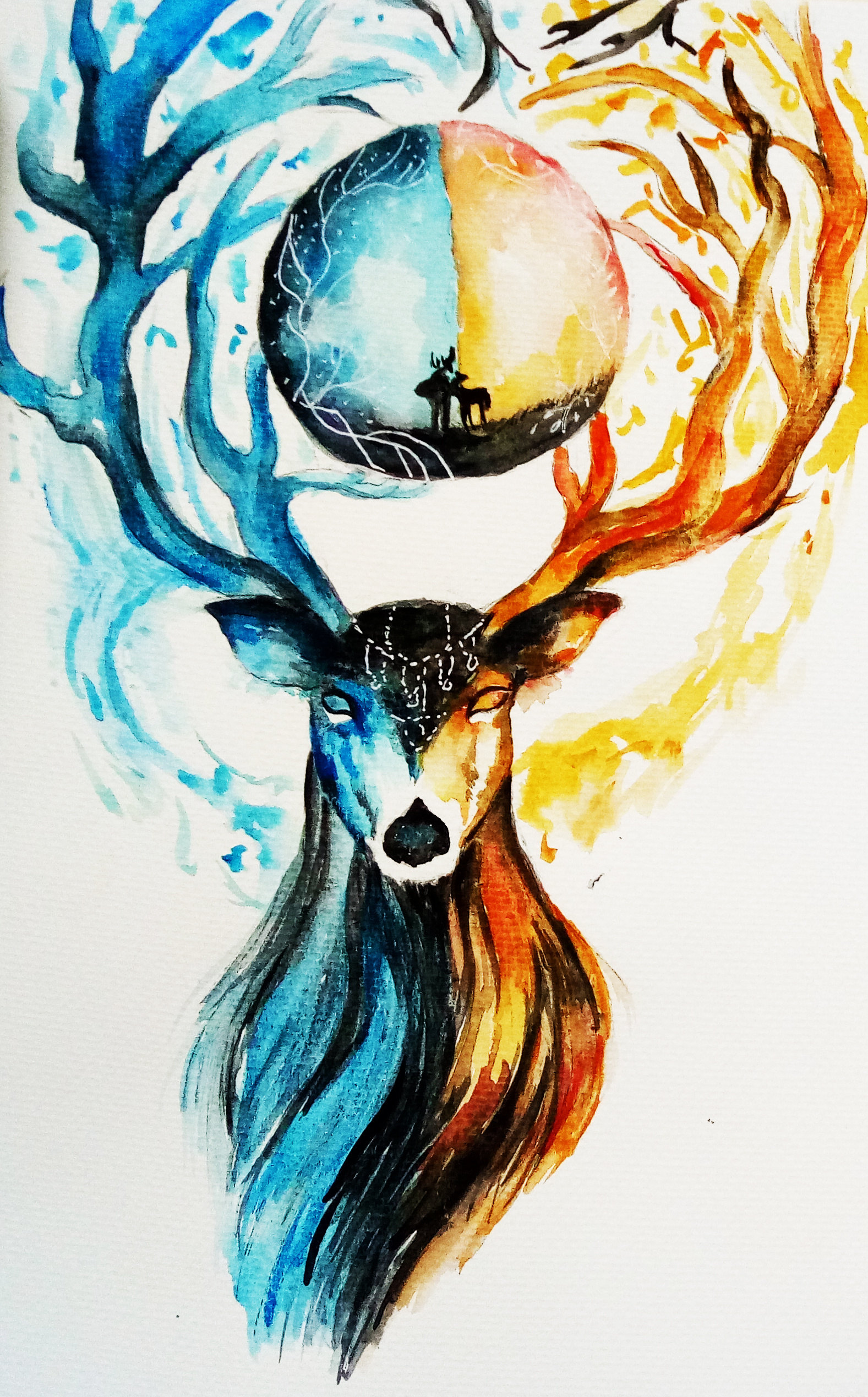 水彩临摹|纯艺术|绘画|yhuar - 临摹作品 - 站酷 (zcool)