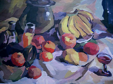 曾经高二2个月的暑假 开始接触水彩