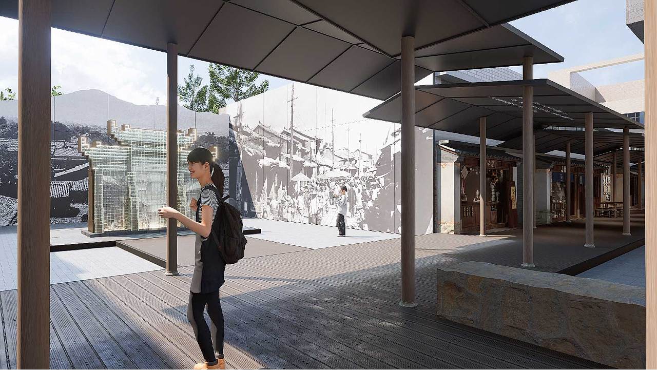 ▲城门牌坊效果图