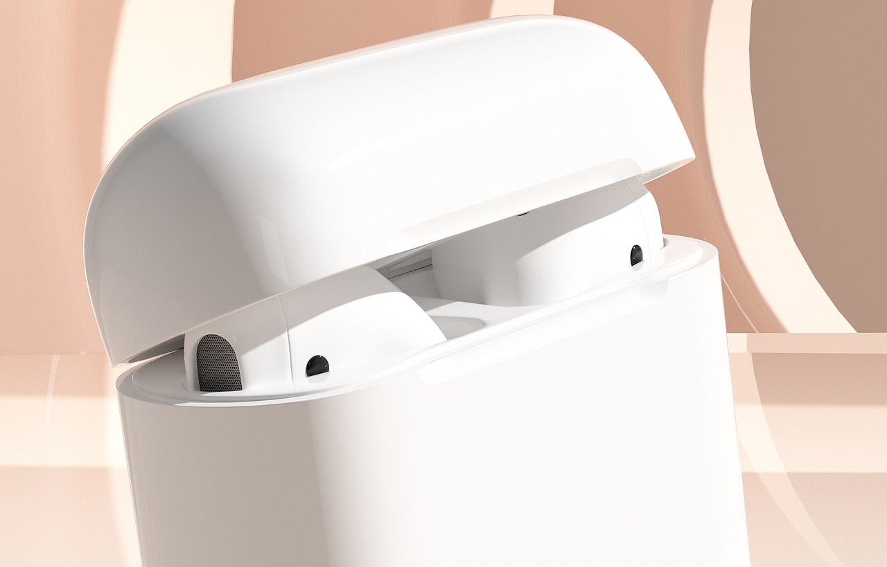 C4D|蓝牙耳机|建模渲染