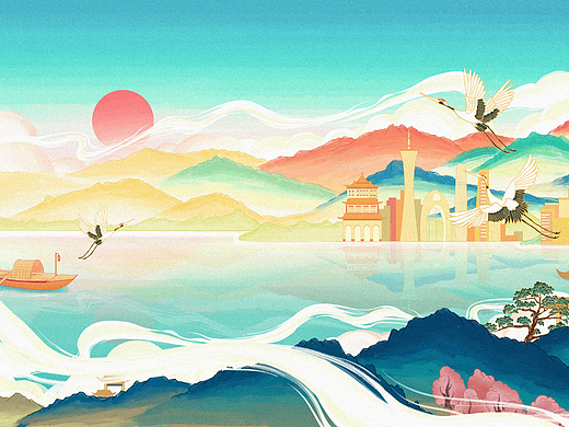 乐划锁屏插画大赛-静心不浮（个人主页-ZNDY0MTM0NTY=） - 商业插画 - 站酷设计师Ayo会玉原创素材 - 站酷ZCOOL