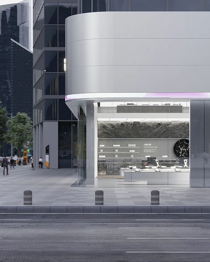 华硕智汇家超级旗舰店设计丨SI设计丨零售终端丨展示