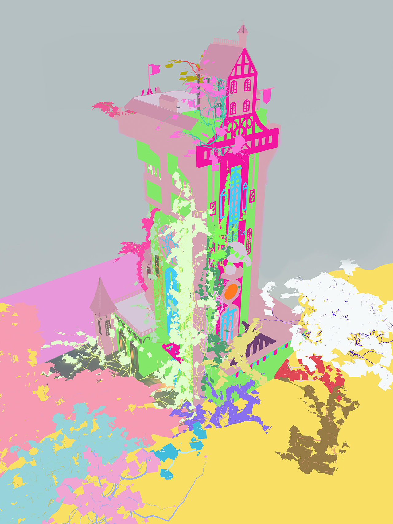 3D场景建模（图ZMTE1ODA1ODg4） - 场景 - 站酷设计师绝版小飛雯原创素材 - 站酷ZCOOL